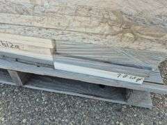 Pallet of Assorted Granite Slabs of Varying Shapes, Sizes and Colors