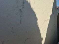 Slab of Granite Irregular Shape (White with Grey Veining)