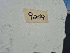 Slab of Granite Irregular Shape (White with Grey Veining)