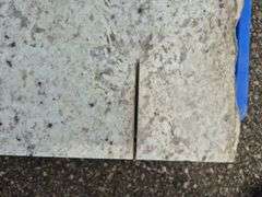 Slab of Granite (White with Beige/Grey/Black Speckling Pattern)