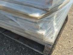Pallet of Assorted Granite Slabs of Varying Shapes, Sizes and Colors