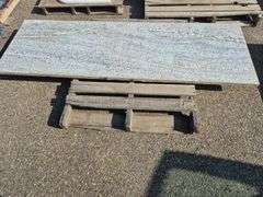 Slab of Granite (Beige/Grey/White Veining Pattern)