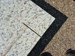 Slab of Granite (Whitish with Grey and Brownish Speckling)