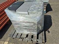 Pallet of Assorted Granite Slabs of Varying Shapes, Sizes and Colors