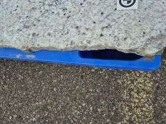 Slab of Granite (White with Beige/Grey/Black Speckling Pattern)