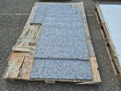 2 Slabs of Granite (Beige/Grey/Black/White Speckled Pattern)