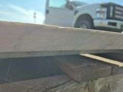 2 Slabs of Granite (Both White with Light and Dark Grey Veining Pattern)