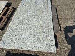 Slab of Granite (Whitish with Grey and Brownish Speckling)