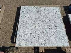 Slab of Granite (White with Grey Marbling Design)