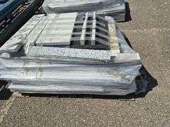 Pallet of Assorted Granite Slabs of Varying Shapes, Sizes and Colors