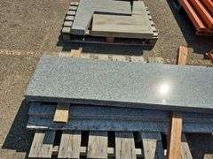 2 Pallets containing 5 Pieces of Granite (Grey/White Speckled type Pattern)