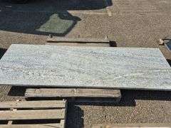 Slab of Granite (Beige/Grey/White Veining Pattern)