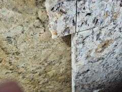 Slab of Granite Irregular Shape (Black/Grey/Beige/White Marbling Pattern)