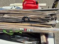 Pallet with Granite Countertop with Sink, Bar Stool, Gas Can, Bathtub, & Misc.