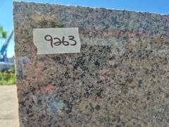 4 Slabs of Granite of Various Shapes, Sizes, and Colors (See Pictures)
