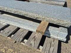 2 Pallets containing 5 Pieces of Granite (Grey/White Speckled type Pattern)
