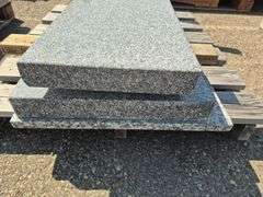 2 Pallets containing 5 Pieces of Granite (Grey/White Speckled type Pattern)