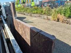 Slab of Granite Irregular Shape (Brown with Lighter Brown and Grey Speckes)