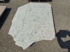 Slab of Granite (Whitish with Grey and Beige Speckling)