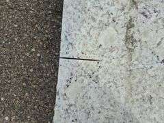 Slab of Granite (White with Beige/Grey/Black Speckling Pattern)