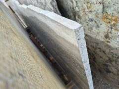 Slab of Granite (White/Beige/Grey Veining Pattern)