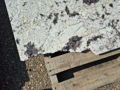 Slab of Granite (White/Black and Grey Speckled Pattern)