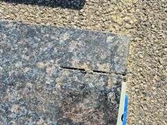 Slab of Granite (Brown/Black/Grey Specked Pattern)