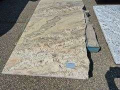 Slab of Granite (Beige with Grey Veining Pattern)