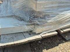 Pallet of Assorted Granite Slabs of Varying Shapes, Sizes and Colors