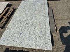 Slab of Granite (Whitish with Grey and Brownish Speckling)