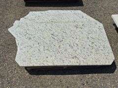 Slab of Granite (Whitish with Grey and Beige Speckling)