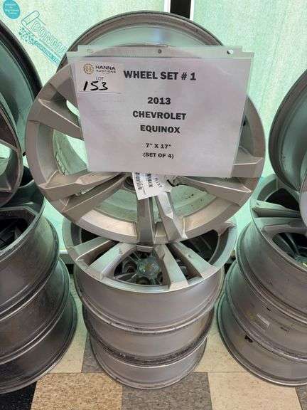 2013 Chevrolet Equinox Wheel Set 7"x17" (4x)
