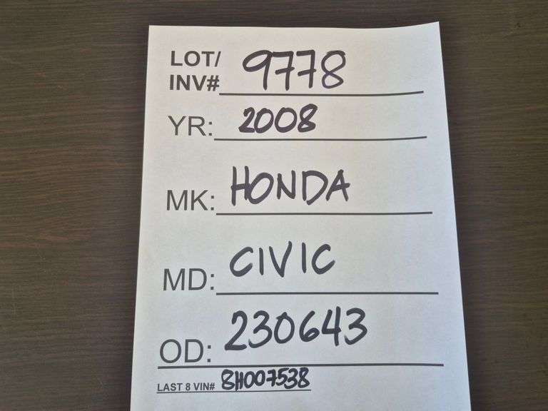 2008 HONDA Civic