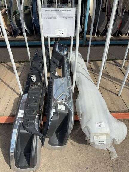 General Motors Steel Rear Bumpers