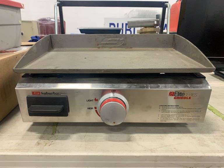 Suburban Elite Series Portable Griddle with Stand Rack