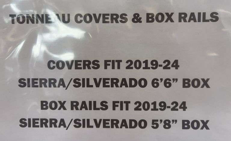 Tanneau Cover and Box Rails