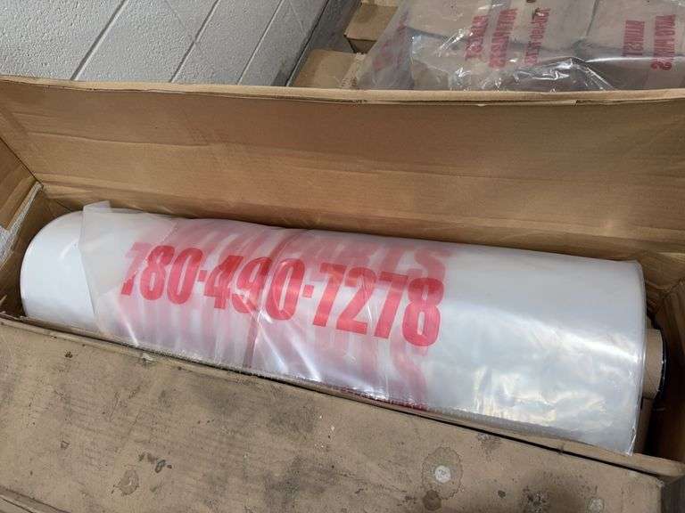 Pallet of 36x36x60 Heavy Duty Shrink Bag Rolls