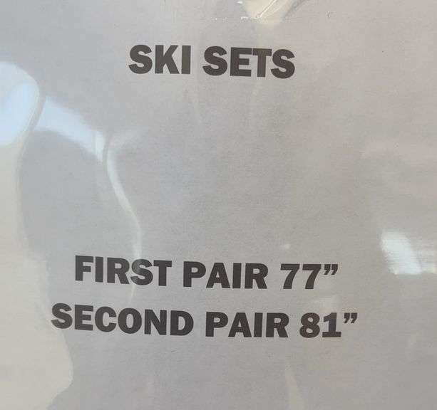 2 Pairs of Ski Sets