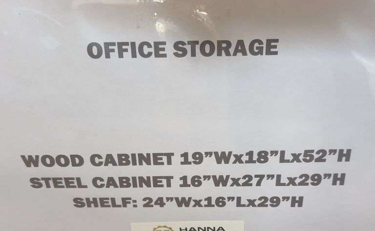 Office Storage (Wood Drawers, Steel Drawers, Shelf)
