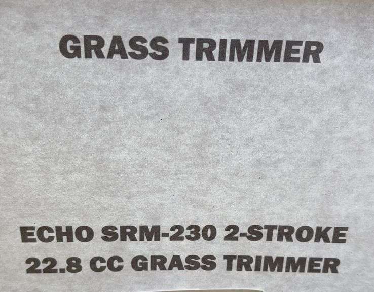 Echo SRM-230 2-Stroke Grass Trimmer