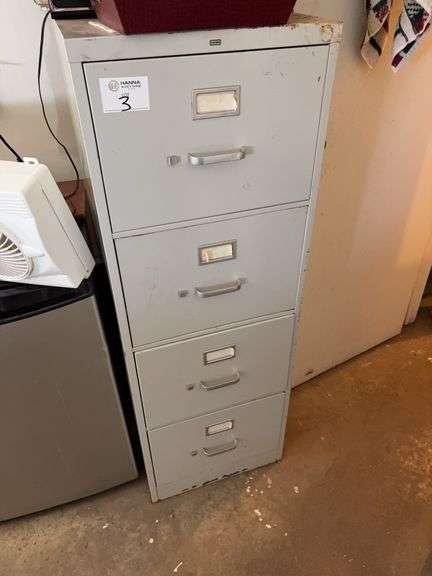 Filing Cabinet, Mini Fridge, Various Electronics & Misc.