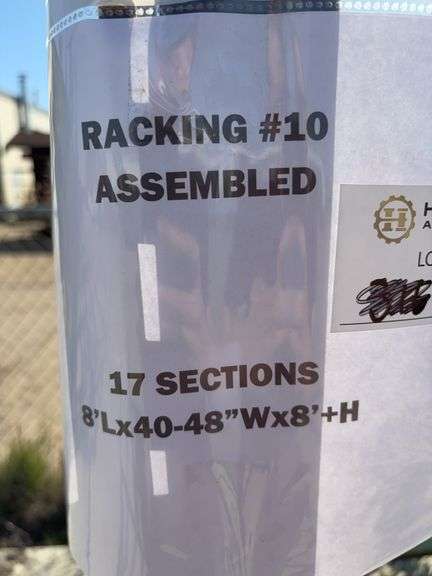Metal Racking (17 Sections)
