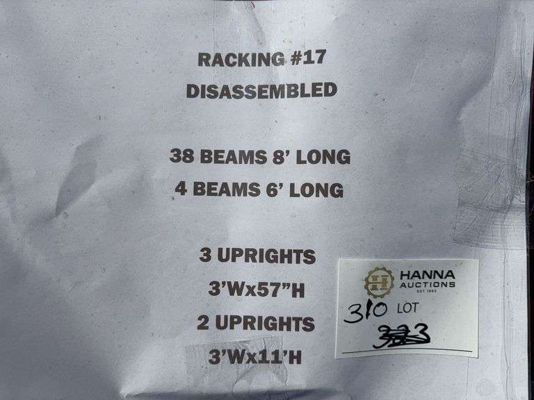 Assortment of Pallet Racking