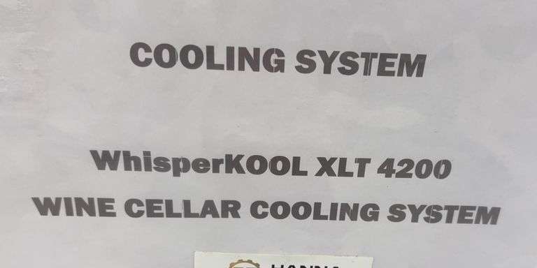 WhisperKOOL XLT 4200 Wine Cellar Cooling System