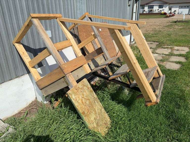 Assorted Plywood Sheets and Lumber