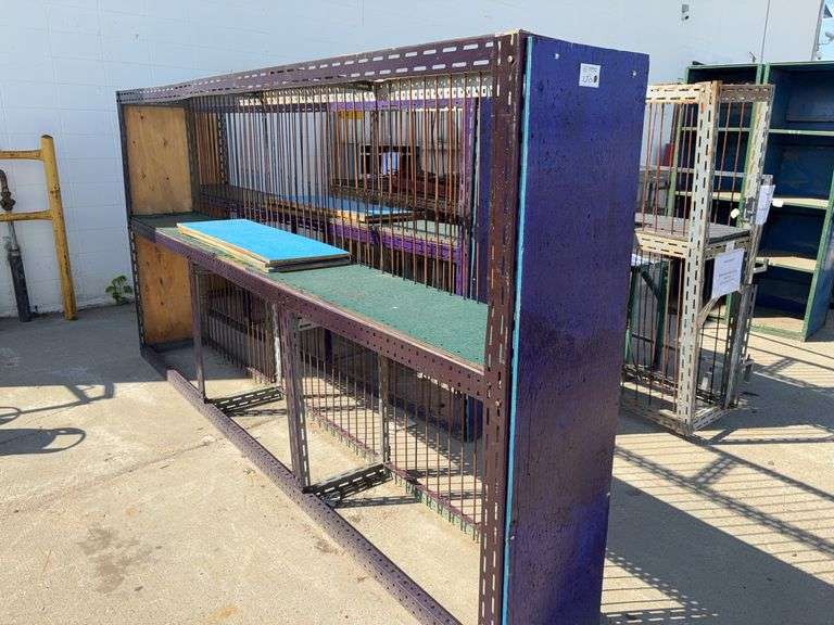 3 Shelves/Racks (145"Lx30"Wx72"H each)