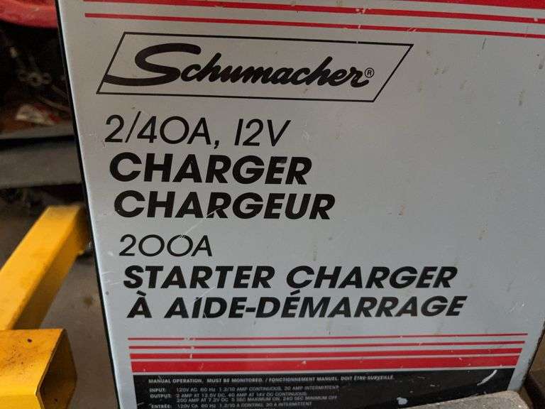 Schumacker 200A Starter Charger