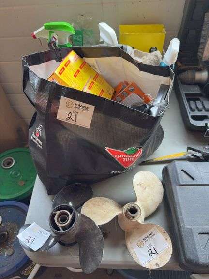 Propellers & Assorted Cleaning Supplies