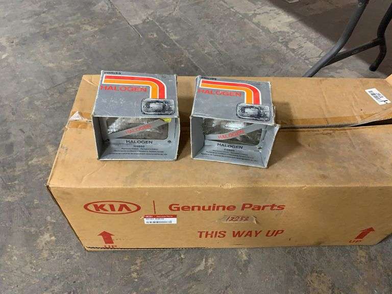 Kia Headlamp Assembly and Philips Halogen Lo-Beam Headlamp