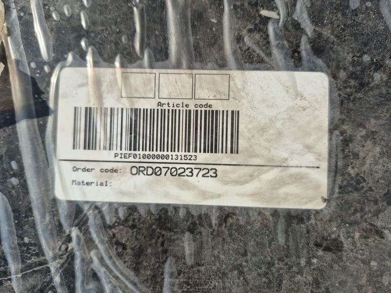 2 Slabs of Granite (Blackish in Color) (Both Approx. 39"L x 33"W)